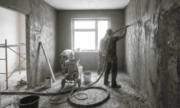 Машинна штукатурка Ворзель